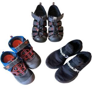 Boys Summer Shoe Sandal Lot: Keen OshKosh & Reebok Size 11